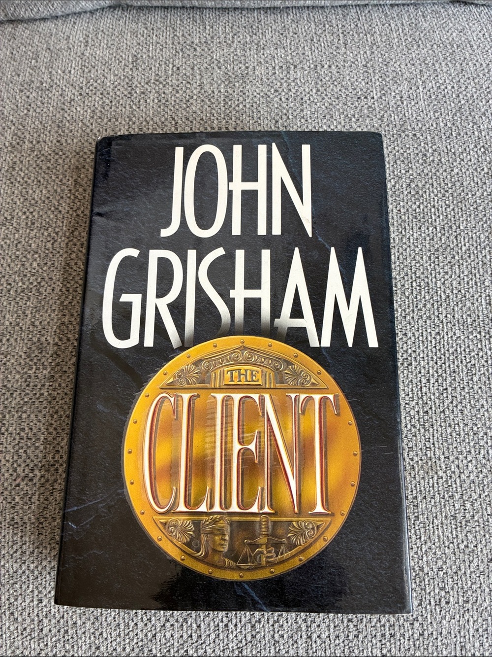 The Client Hardcover Book - Black with Gold Seal